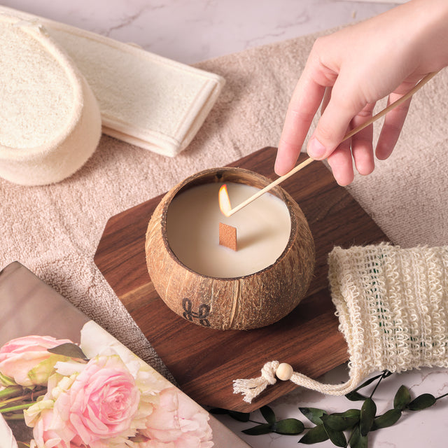 coconut soy candle